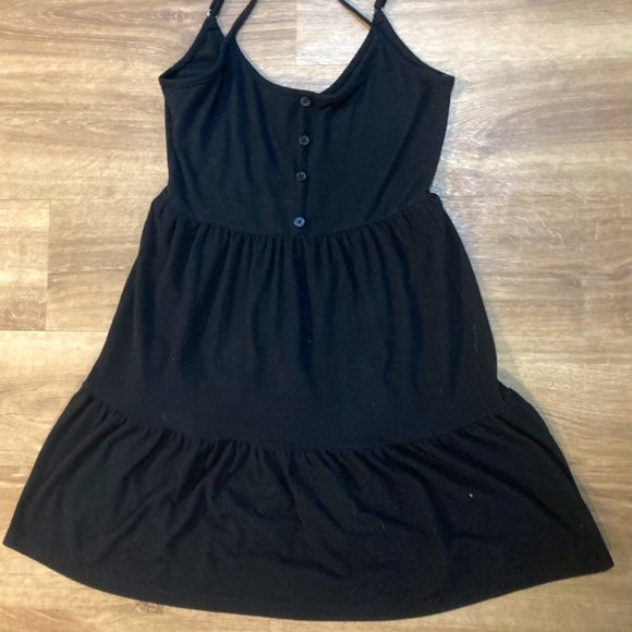 **Sold**Black Sleeveless Mini Dress Size S - Picture 1 of 6